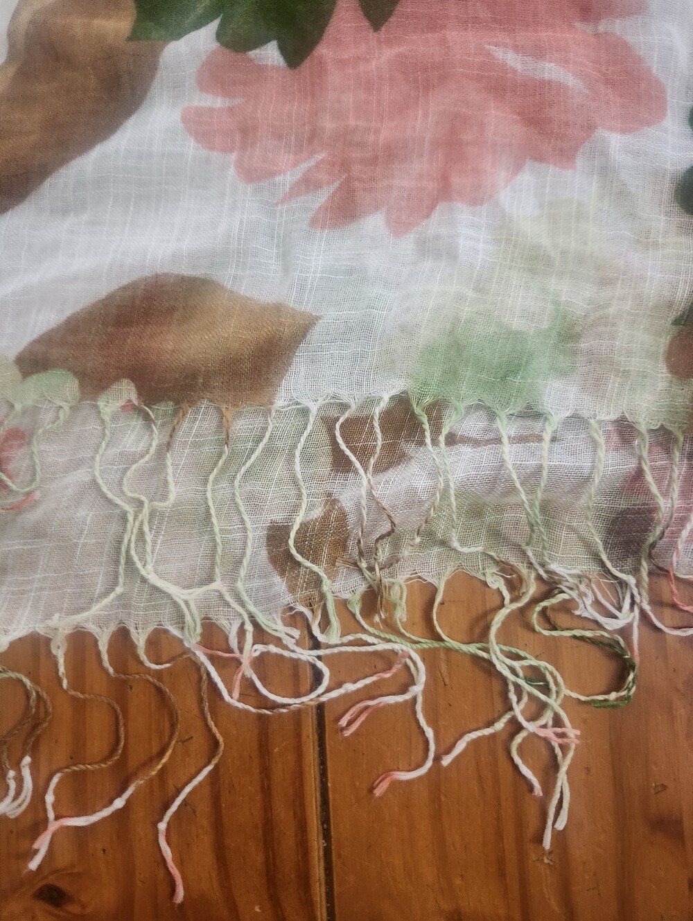 Floral Scarf Multi Color - Picture 4 of 5